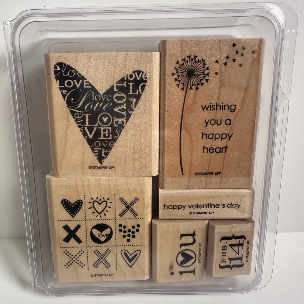 Stampin Up! A Happy Heart Stamps Valentine’s Day Stamps